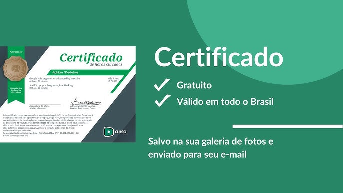 Curso de Inglês para Iniciantes Completo  Cursa Cursos Online Gratuitos  Com Certificado Grátis