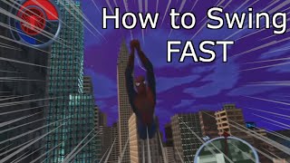 How to Swing Fast (Spider-Man 2 Swinging Tutorial)