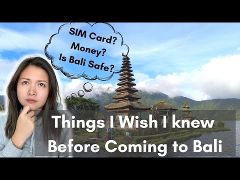 What to Know Before Going to Bali - Travel Essentials, SIM Card, Money, Apps, Safety