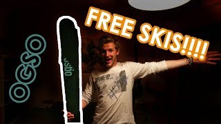 I GOT A FREE SKI SETUP!!!