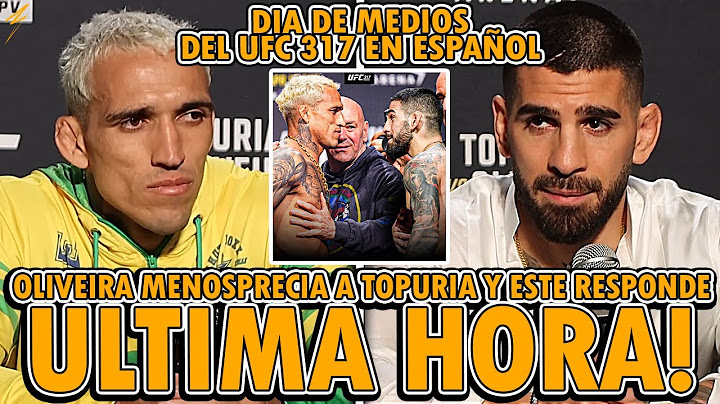 ⚠️POLEMICO CHARLES OLIVEIRA "TOPURIA NO ESTÁ A MI NIVEL" ¡ILIA TOPURIA RESPONDE ATAQUES DE OLIVERA!