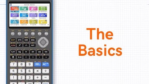 How to operate and reset the fx-CG50
