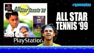 All Star Tennis 99  Ps1 gameplay