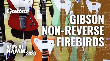 First Look: Gibson Non-reverse Firebirds in achingly cool finishes #NAMM2020