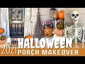 Halloween 🎃 Front Porch Makeover | Outdoor Halloween Decorations 2021 | Halloween 2021 DIY Decor