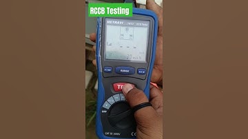 Digital ELCB Tester / RCCB Tester for testing safety devices # safetytbt #safetytips #safetyfirst