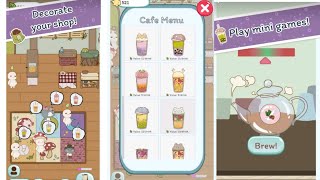 "Boba Story" 🧋 ( Cutest aesthetic game ) full gameplay screenshot 1