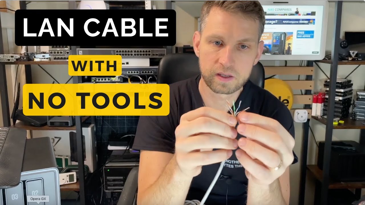 Как сделать свой собственный Ethernet-кабель (инструменты не нужны!)