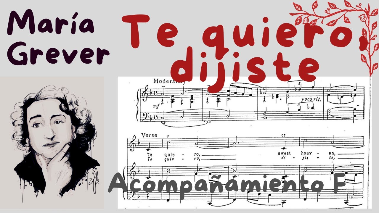 Te quiero, dijiste (acompañamiento)- María Grever