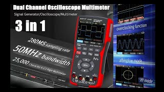 TA0390: Zotek ZOYI ZT703S Scope Multimeter 2ch 50 Mhz  Review