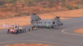 Autonomous landing of ISRO’s RLV-LEX 2 “PUSHPAK” from the IAF CH-47i Chinook