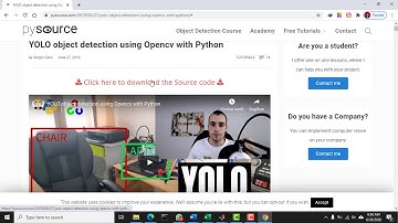 Tutorial Deep Learning YOLO (You Only Look Once) with OpenCV Python 3.7