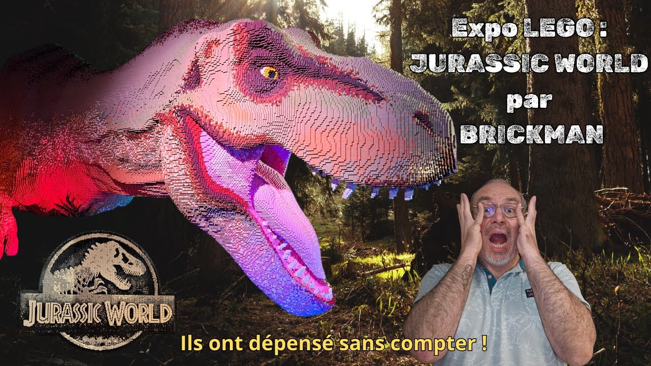 Ils ont dépensé sans compter, un Expo LEGO Jurassic World par Brickman !