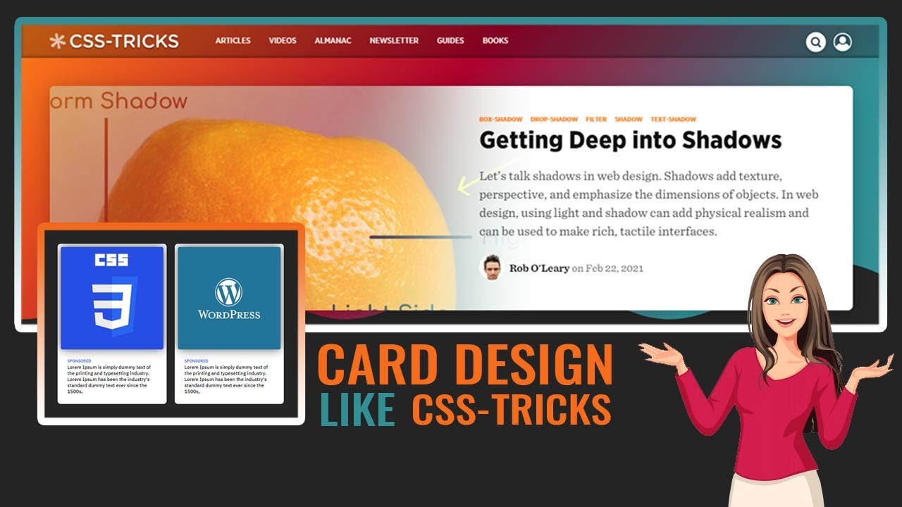 Css tricks. CSS Card Box Shadow. Shadow CSS. Rotating CSS Card.