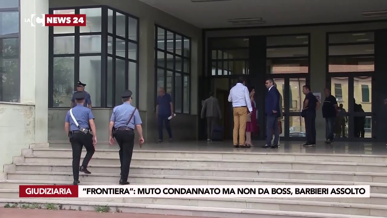 notizie del giorno “Frontiera”: Muto condannato ma non da boss, Barbieri assolto