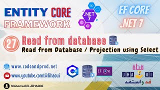 27 EntityFramework Core .NET 7 - Book App - Read and Select from Database #entityframeworkcore