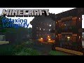 Minecraft Relaxing Longplay - Building a Peaceful Dark Oak Forrest Home in the Rain Part 2