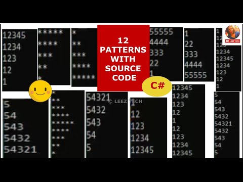 12 PATTERNS with SOURCE CODE (C#) - YouTube