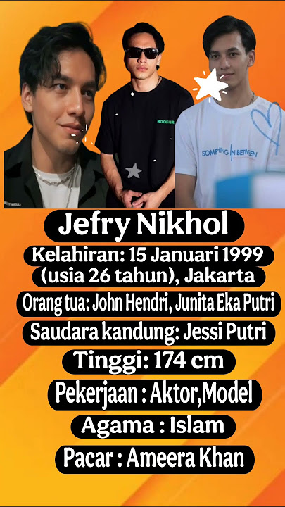 Jefri Nickhol : Biodata Lengkap !! #breakingnews #artis #aktor #jefrinichol #model #aktorterganteng