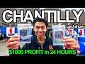 How i made 1000 quick flipping sports cards in 24 hours at the chantilly card show