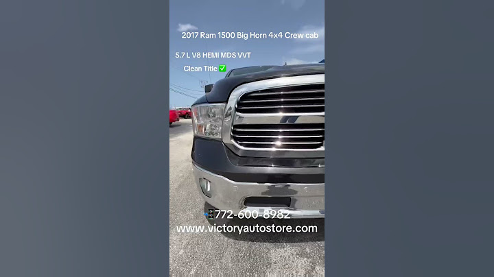 📢 FOR SALE: 2017 Ram 1500 Big Horn 4x4 V8 📲772-600-8982