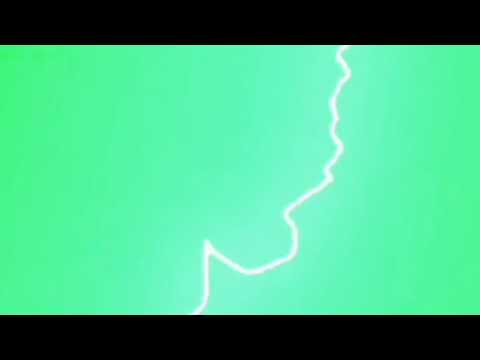 Video Hiệu ứng tia chớp, sấm sét nền xanh /Lightning bolt... - youtube
