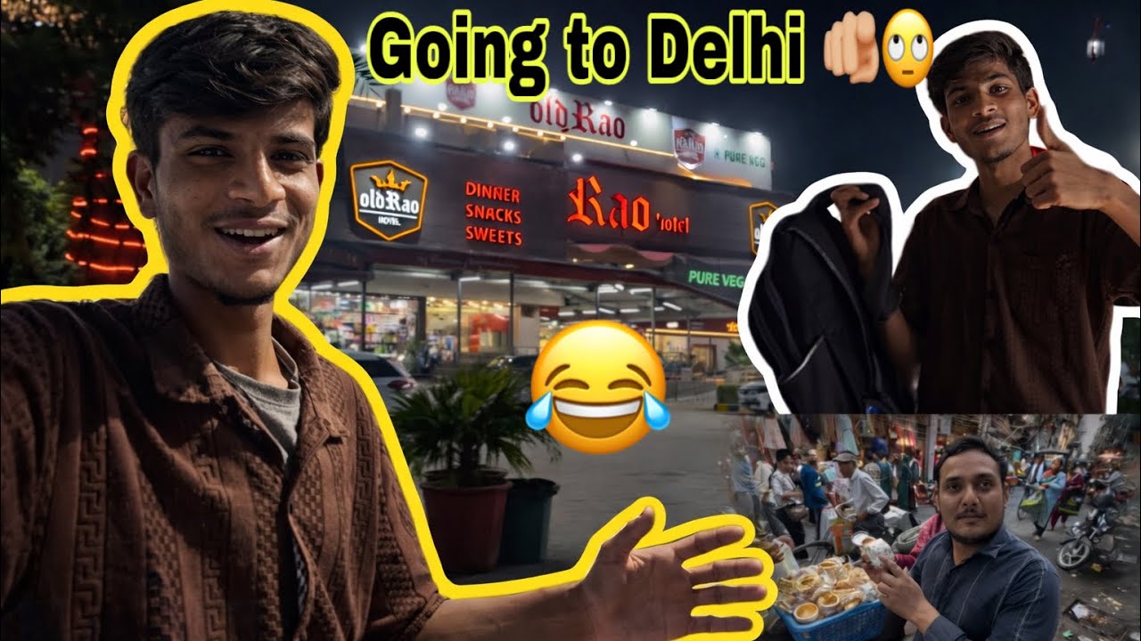 Going to delhi ऐसा क्या कम हो गया तो दिल्ली जाना पड़ा#vlog 