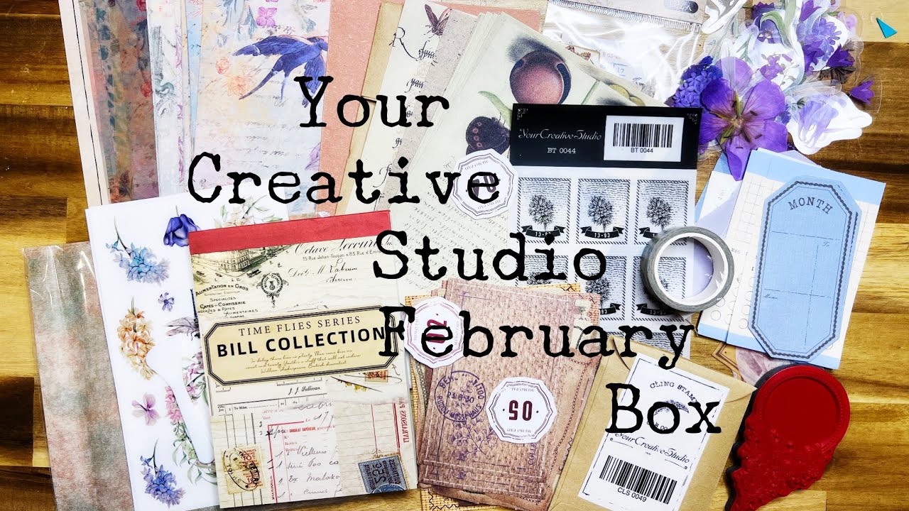 Your Creative Studio February Box - YouTube
