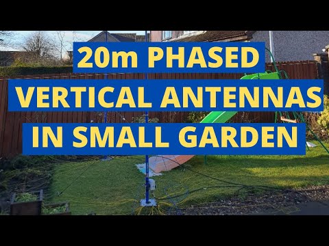 20m Phased Vertical Array - First on Air Testing