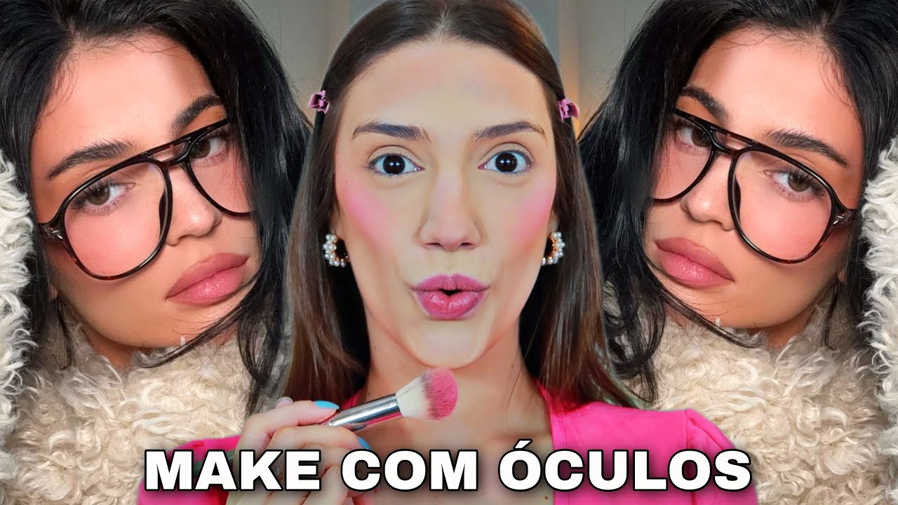 SE VOCÊ USA ÓCULOS, FAÇA ESSA MAKE *MAQUIAGEM PARA QUEM USA ÓCULOS* MAKE VOLTA AS AULAS