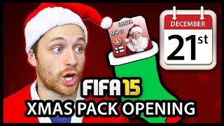 XMAS ADVENT CALENDAR PACK OPENING #21 - FIFA 15 ULTIMATE TEAM
