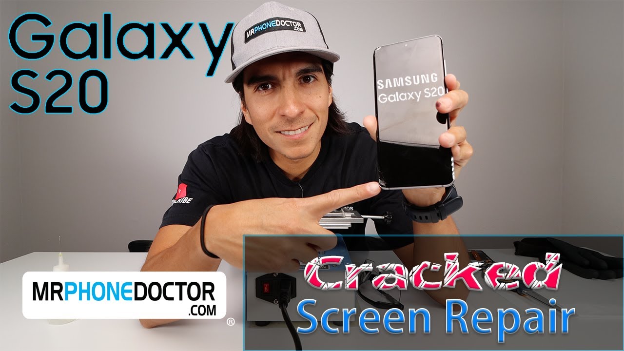 Samsung Galaxy S20 Cracked Broken Screen Repair (Front Glass Only