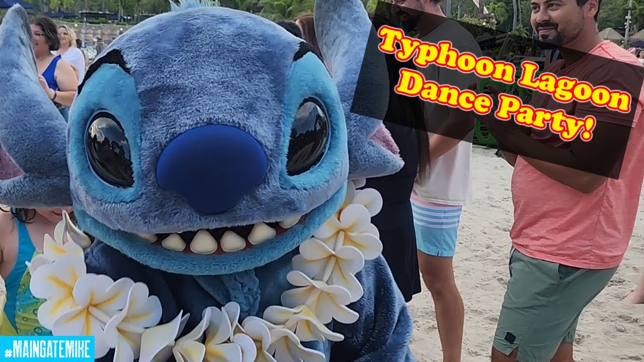 Typhoon Lagoon Disney Central Cast Splash Lilo & Stitch Dance Party