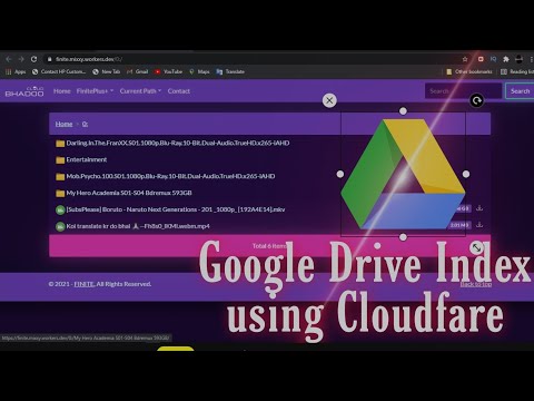 Create Gdrive index using cloudfare workers | FINITE | google drive | 2021