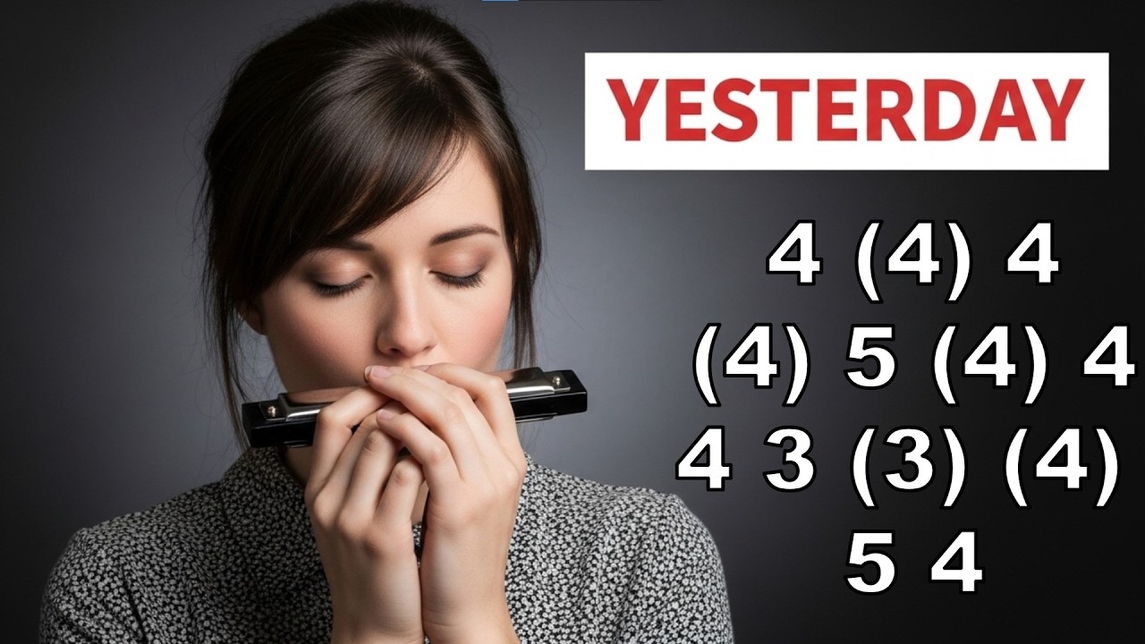 YESTERDAY ON HARMONICA ( CHROMATIC ), ARMÓNICA CROMÁTICA, TABS, GAITA DE BOCA C, MUNDHARMONIKA C