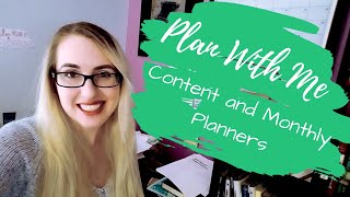 Plan With Me | March 2020 | Content & Monthly Planners