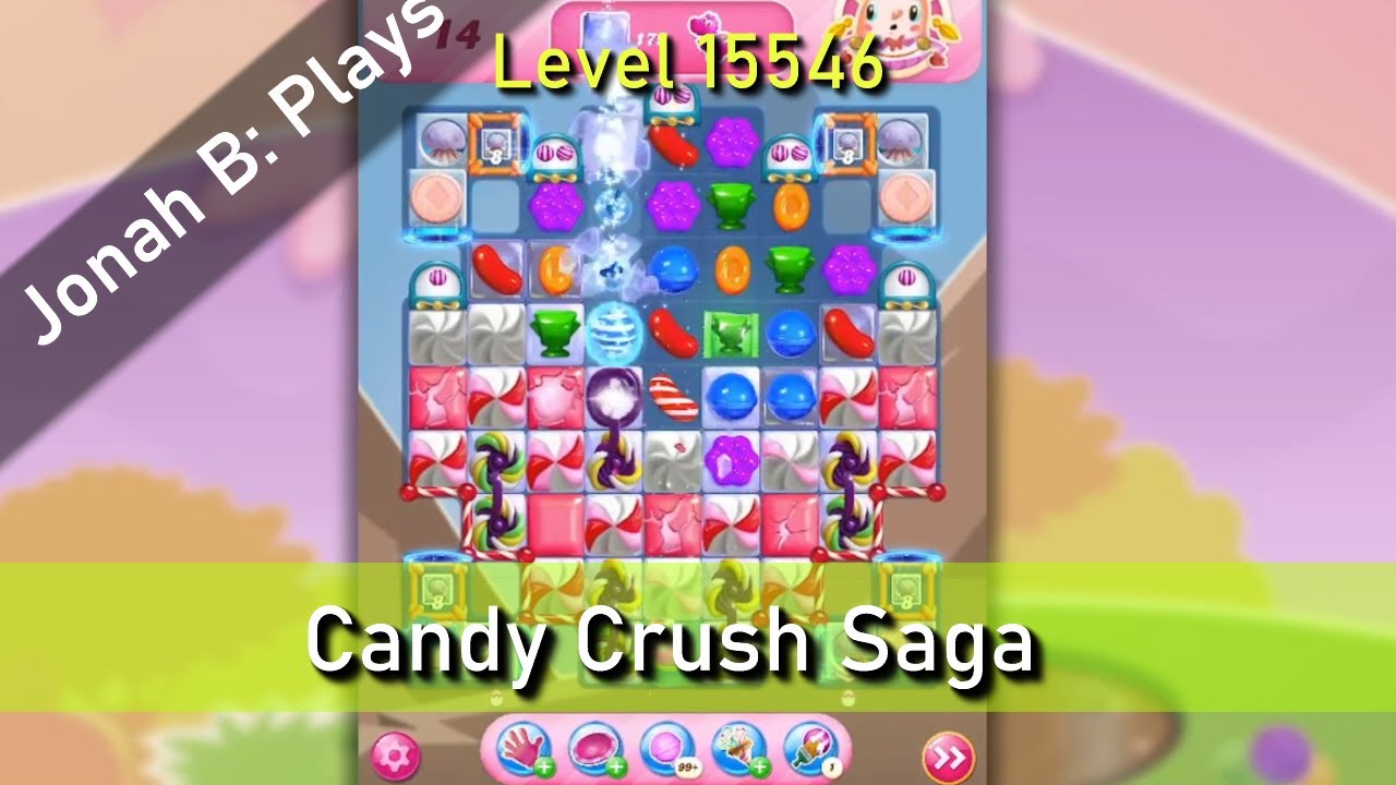 キャンディキャンディパズル Candy Crush Saga Level 15546 - YouTube