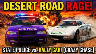 Can a Cop Car Actually Catch a Rally Car? (Epic Desert Pursuit) screenshot 5