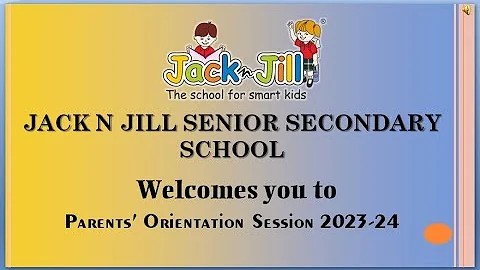 PARENTS’ ORIENTATION SESSION : 2023-24 (PRIMARY CLASSES)