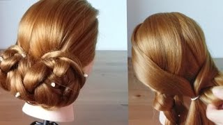 Easy hairstyle /peinados fácil _تسريحات سهلة/تسريحات بنات PARTY HAIR STYLE GIRL SIMBLE