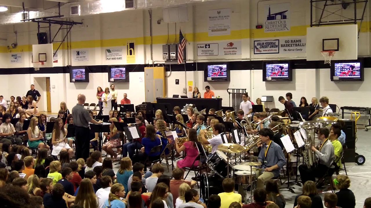 Ruckel Middle School Honor Band Forget You - YouTube