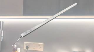 Custom Length LED Cabinet Light Bar 17x7mm – Surface Mount, Custom Length, Motion & Touch Sensor