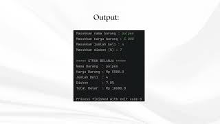 Membuat 3 Program Sederhana Yang Mengandung Tipe Data, Variabel, Operator dan Input