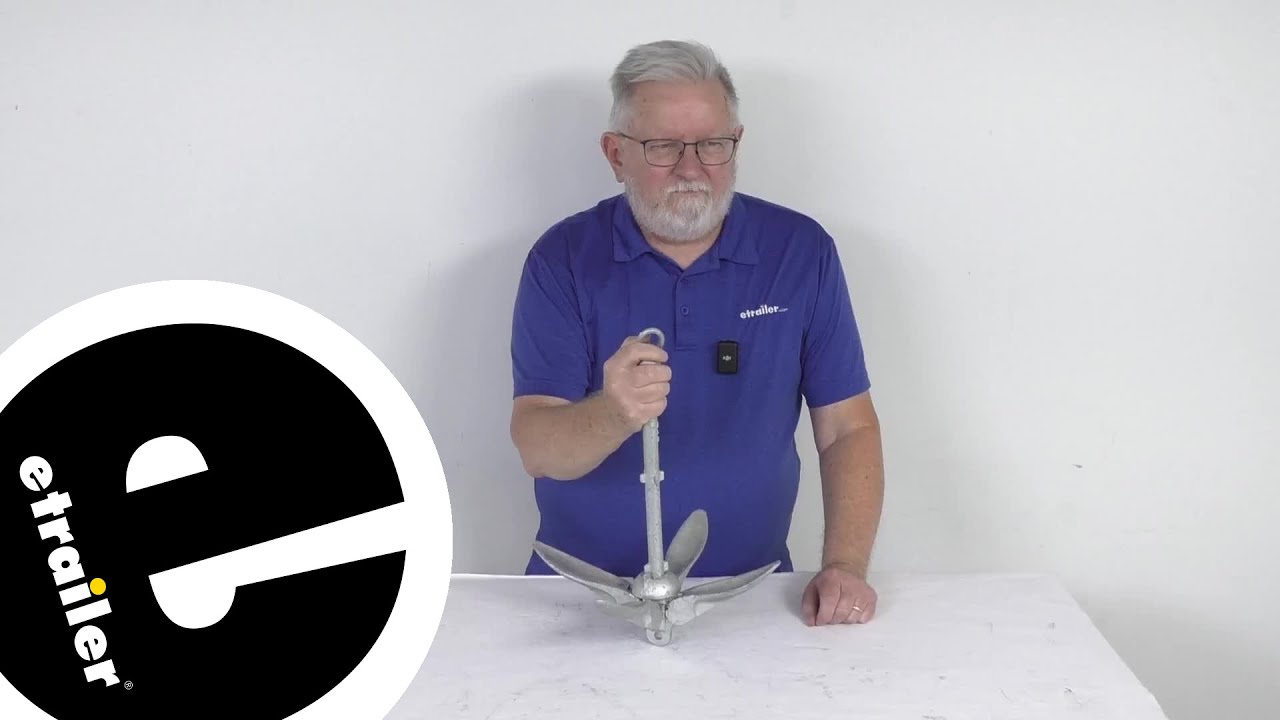 etrailer | Review of Attwood Boat Anchor - Grapnel Anchor - AT44RR