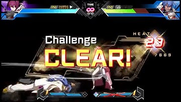 BlazBlue: Cross Tag Battle - Yuzuriha - Tactics Mode (Combo Challenges)