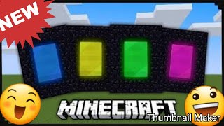 ✔How to make custom portal [MCPE]✔