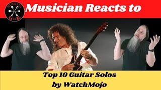 Musician Reacts to How To Top 10 Guitar Solos by @WatchMojo