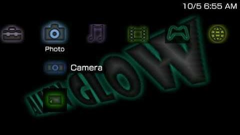 PSP Theme Alien Glow PSP-Themes.NET
