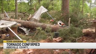 Confirmed tornado touched down in Abbeville Co.