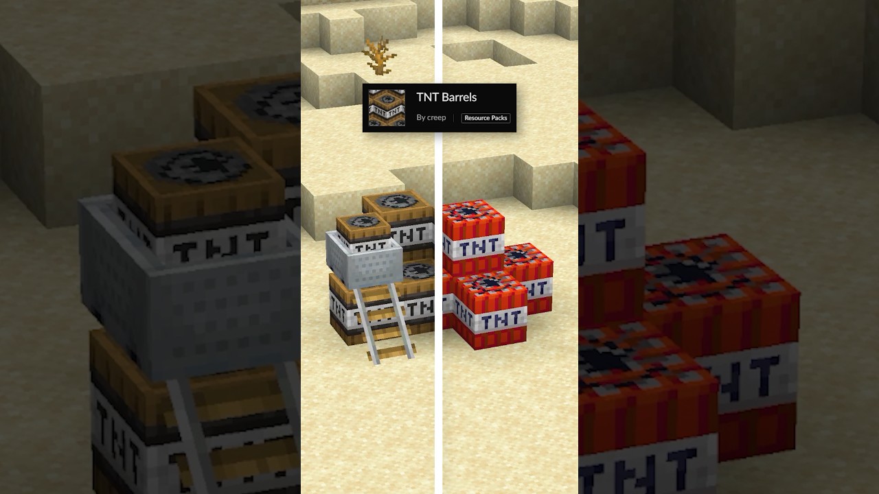 Minecraft BEST Texture Packs #shorts